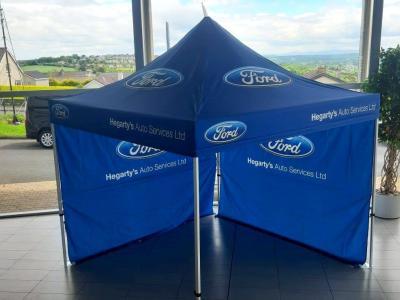 Ford x printed tent