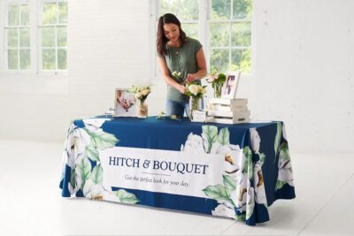 Branded table cloth